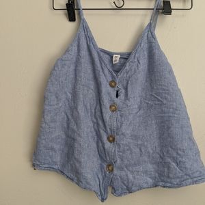 Blue Tanktop/Croptop